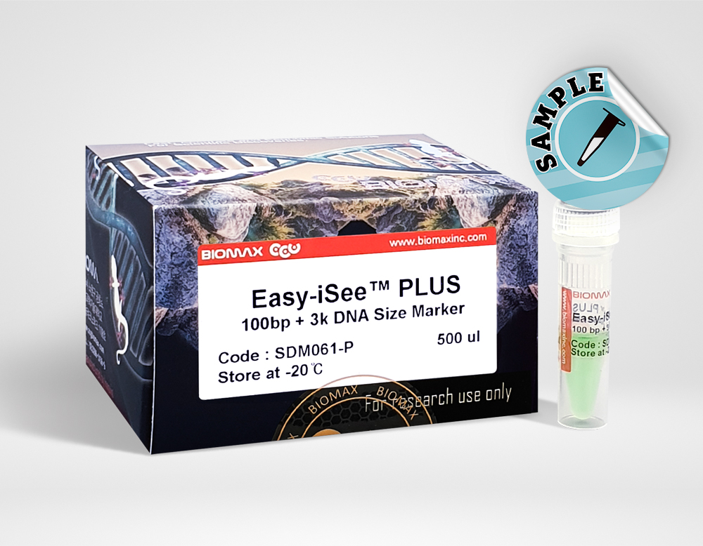 Easy-iSee™ PLUS 100bp + 3kb DNA Size Marker (SDM061-P)